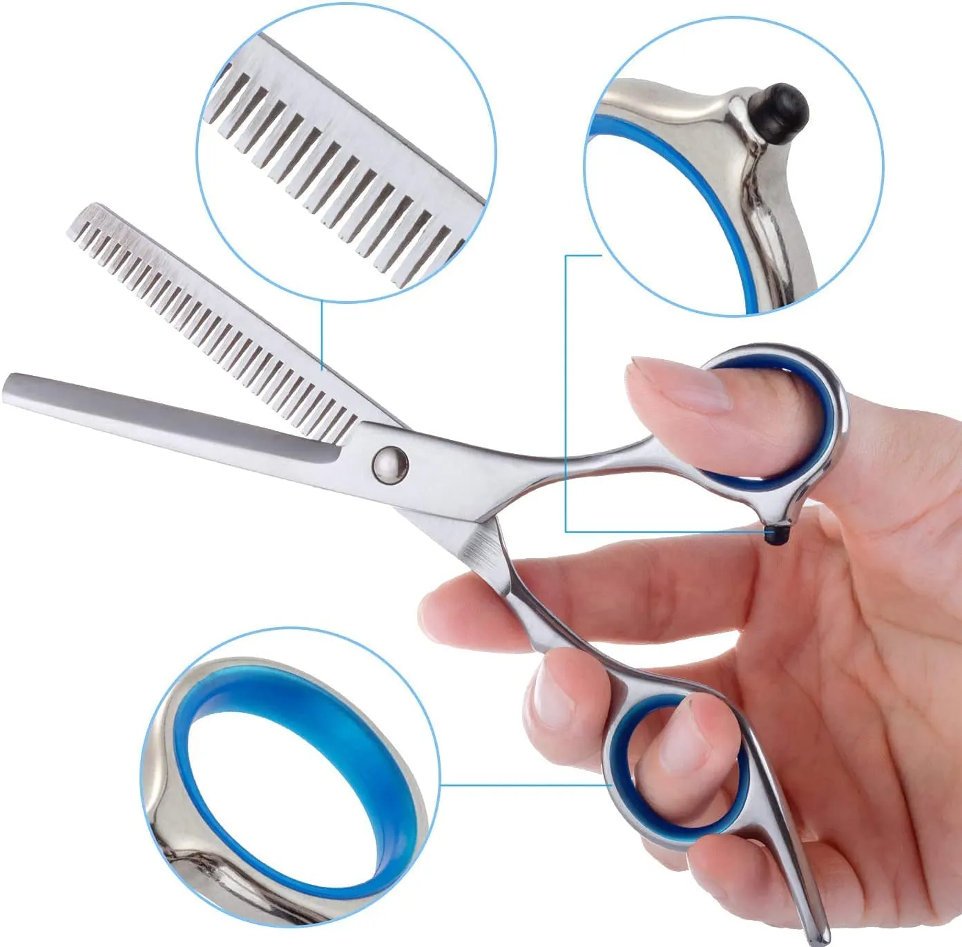 11 Pcs Professional Home Hair Cutting Scissors Kit