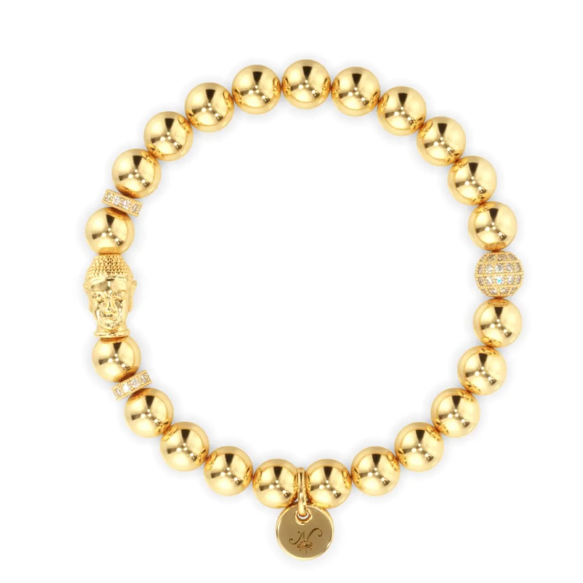 18k Gold | Gilded Buddha Bracelet