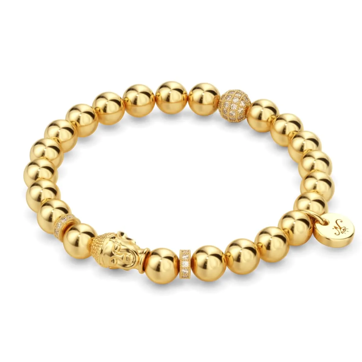 18k Gold | Gilded Buddha Bracelet