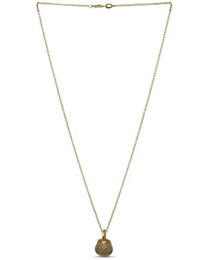 18k Yellow Gold Bell Jar Necklace