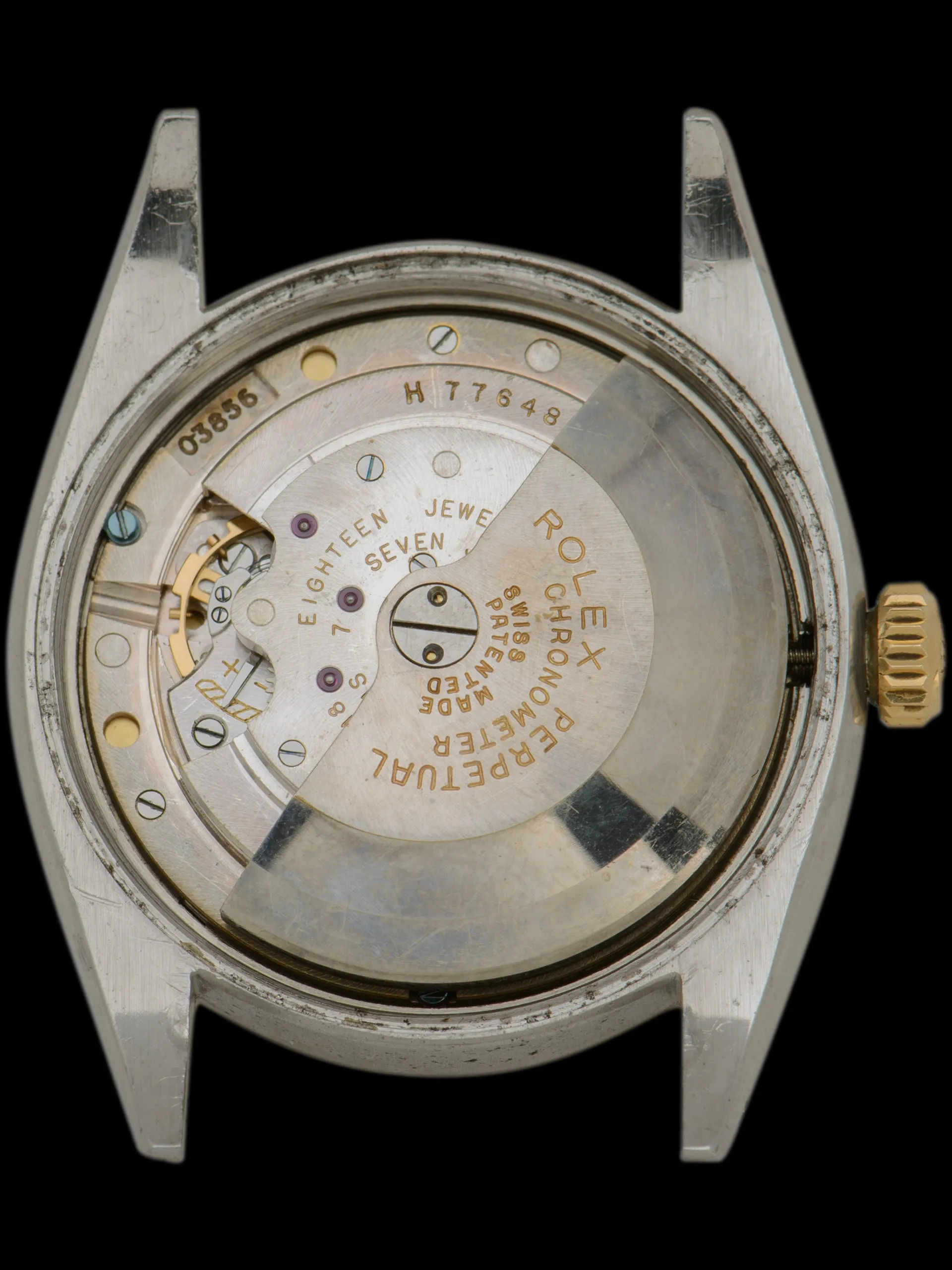 1953 Rolex Two-Tone Red Datejust (Ref. 6104) "Ovettone" W/ Papers & Early RSC Documents