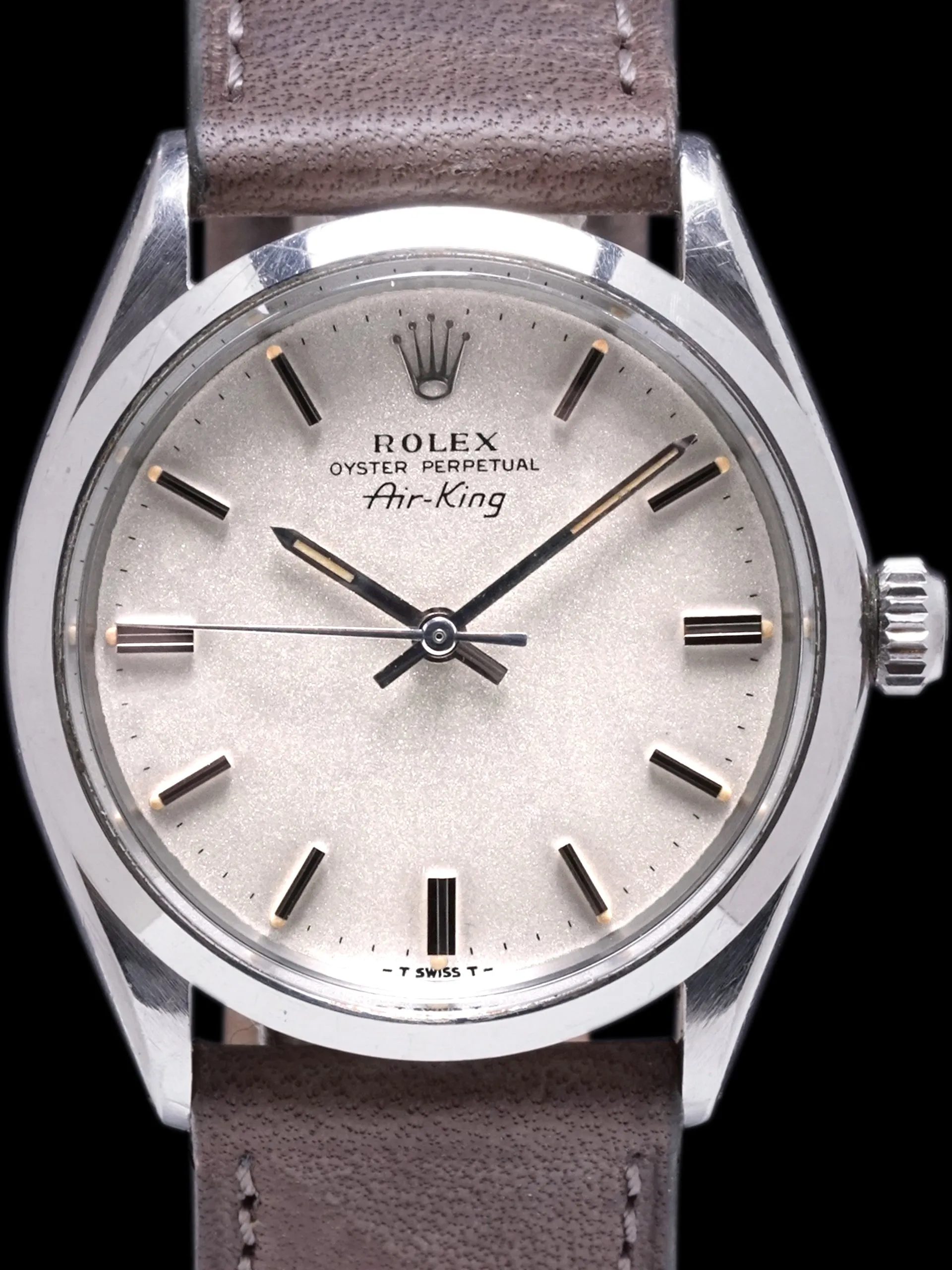 1969 Rolex Air-King (Ref. 5500) "Rare Metalic Silver Dial"