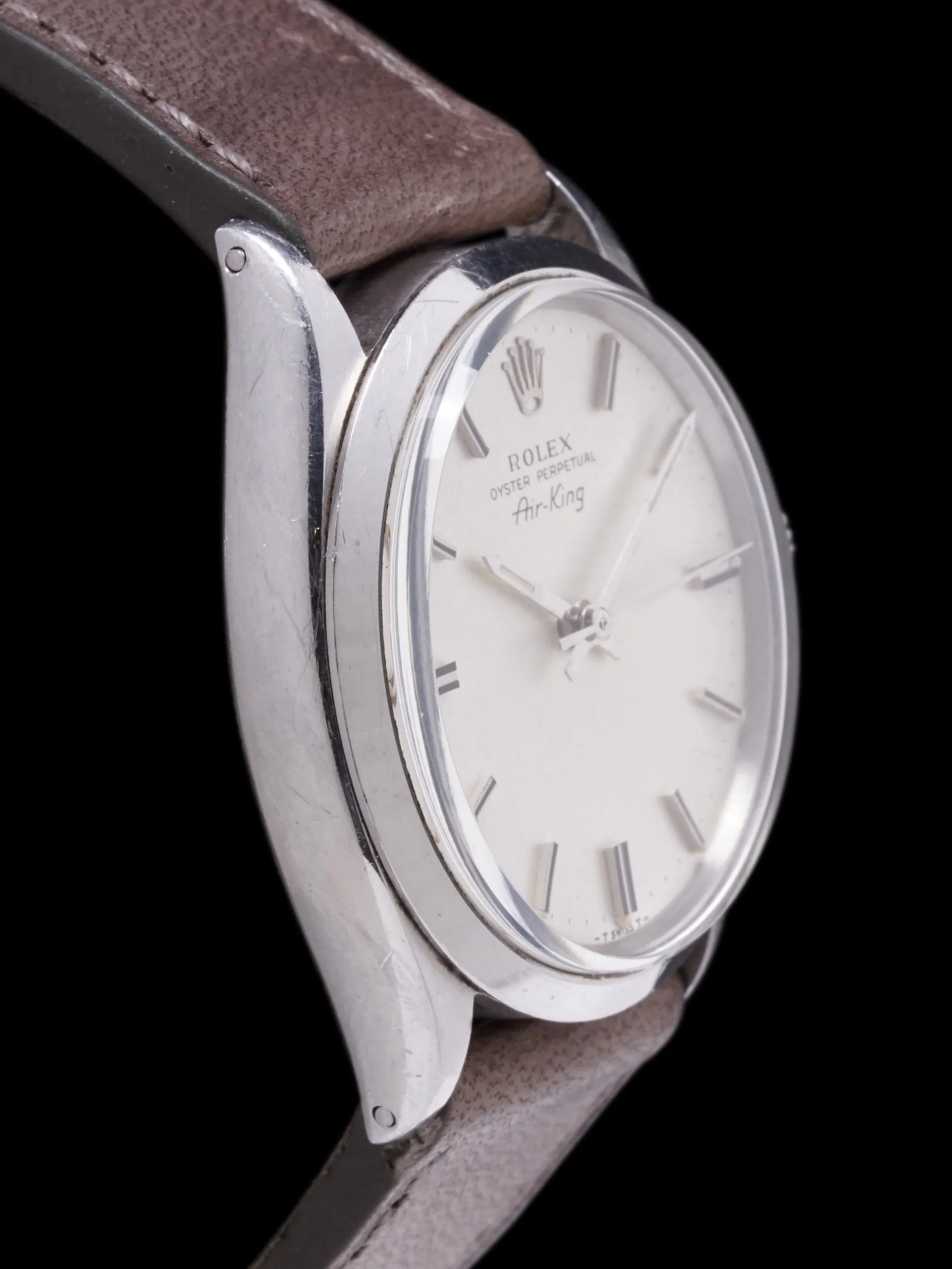 1969 Rolex Air-King (Ref. 5500) "Rare Metalic Silver Dial"