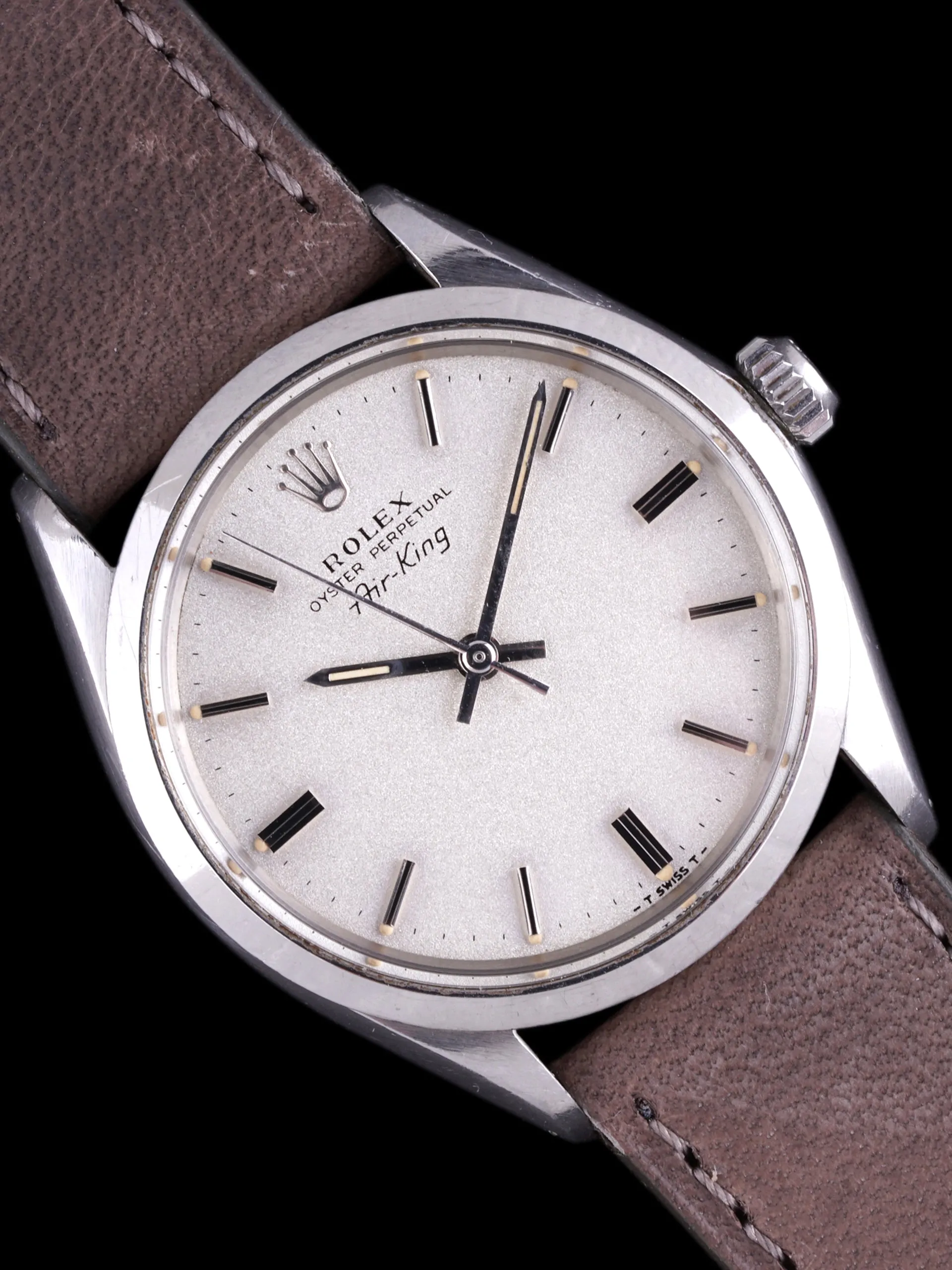 1969 Rolex Air-King (Ref. 5500) "Rare Metalic Silver Dial"