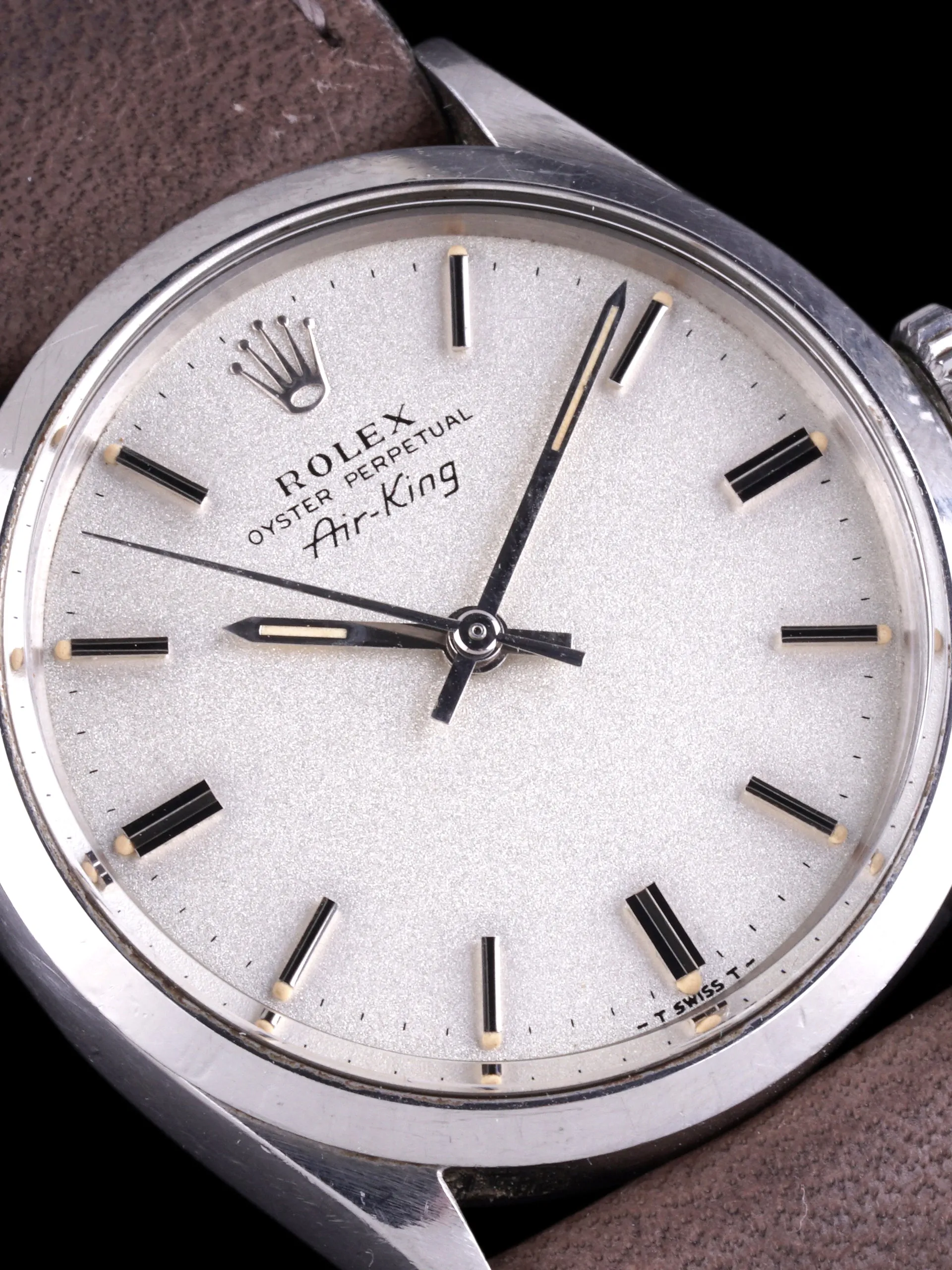 1969 Rolex Air-King (Ref. 5500) "Rare Metalic Silver Dial"