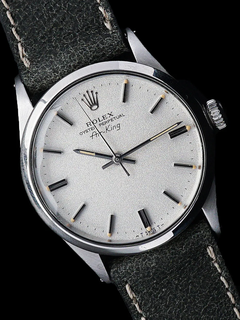 1970 Rolex Air-King (Ref. 5500) "Rare Metalic Silver Dial"