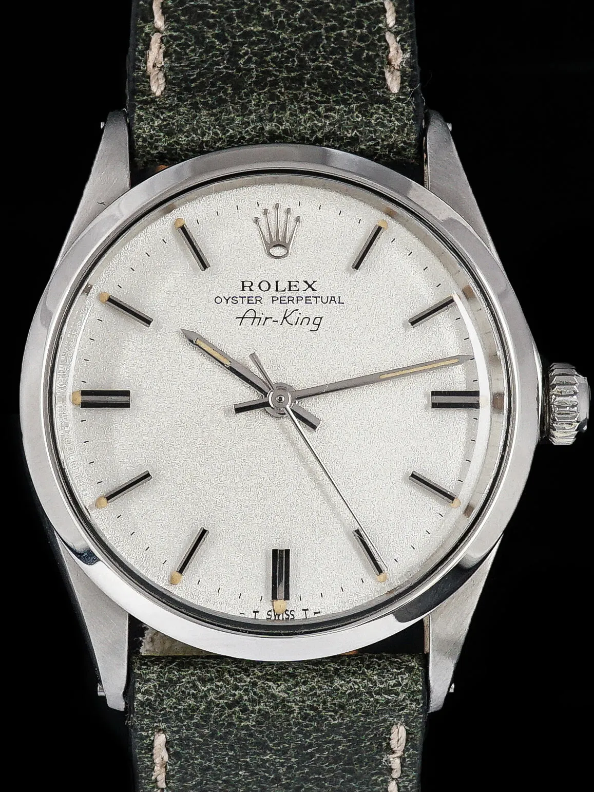 1970 Rolex Air-King (Ref. 5500) "Rare Metalic Silver Dial"