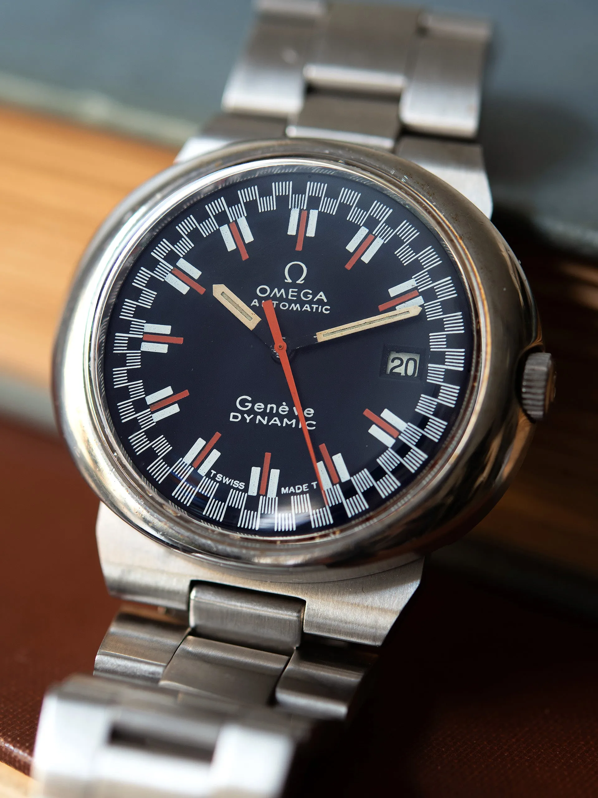 1970s Omega Geneve Dynamic "Racing Dial"