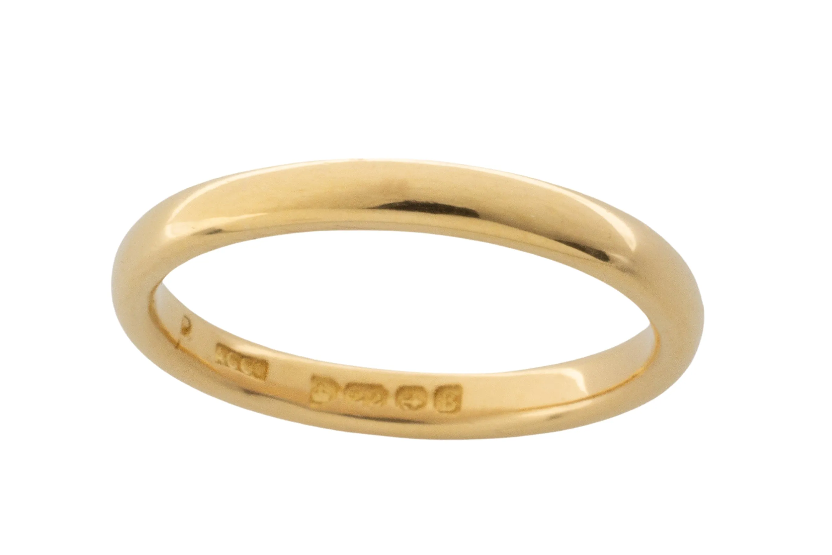 22 carat gold wedding band from 1926