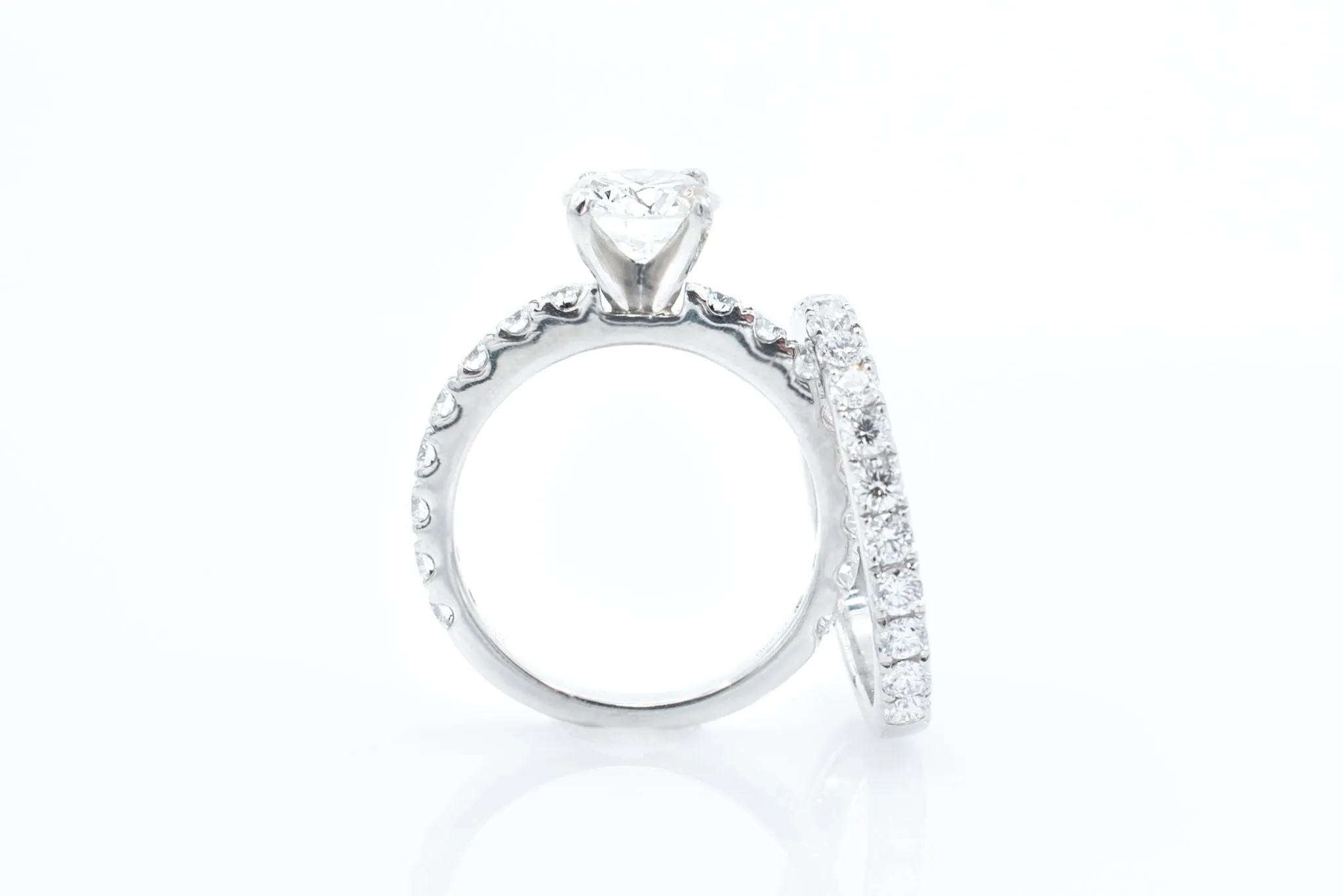 3 ctw Ladies Diamond Wedding Ring Set