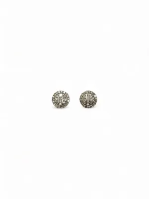 AALIYAH ROUND NATURAL DIAMOND EARRINGS