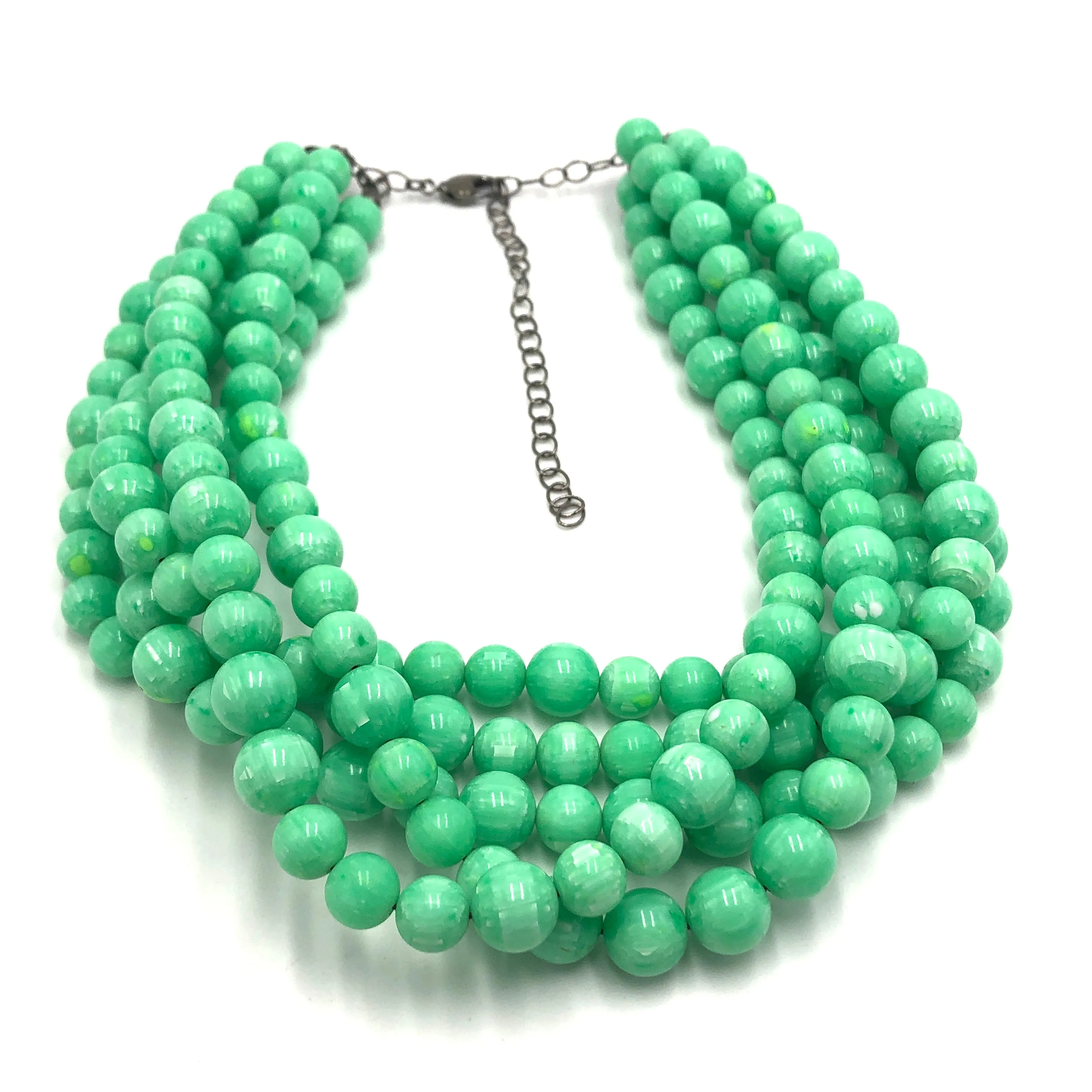 Acid Green Best Marbled Sylvie Necklace