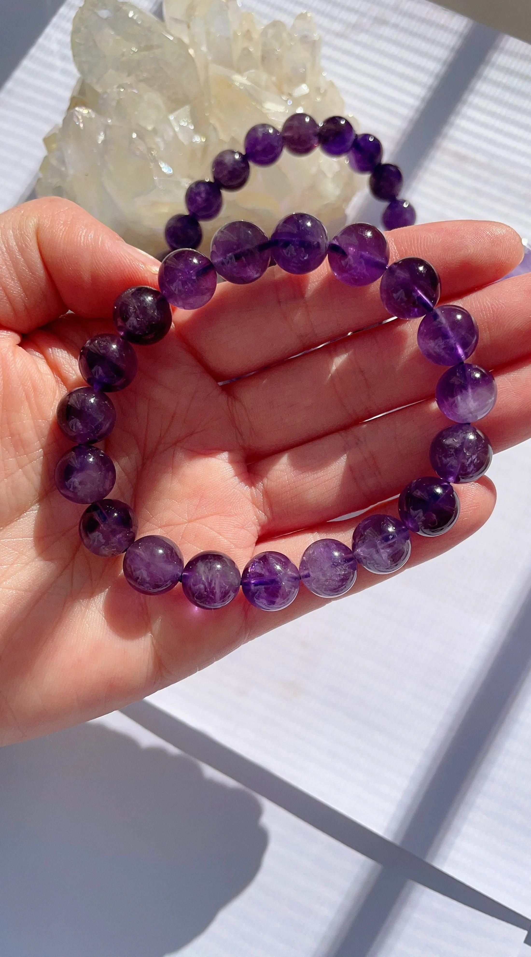 Amethyst Bracelet Vibrant Good Quality Best Value Crystal Bracelet