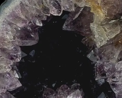 Amethyst Cathedral Calcite Geode