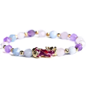 Amethyst Pixiu bracelet