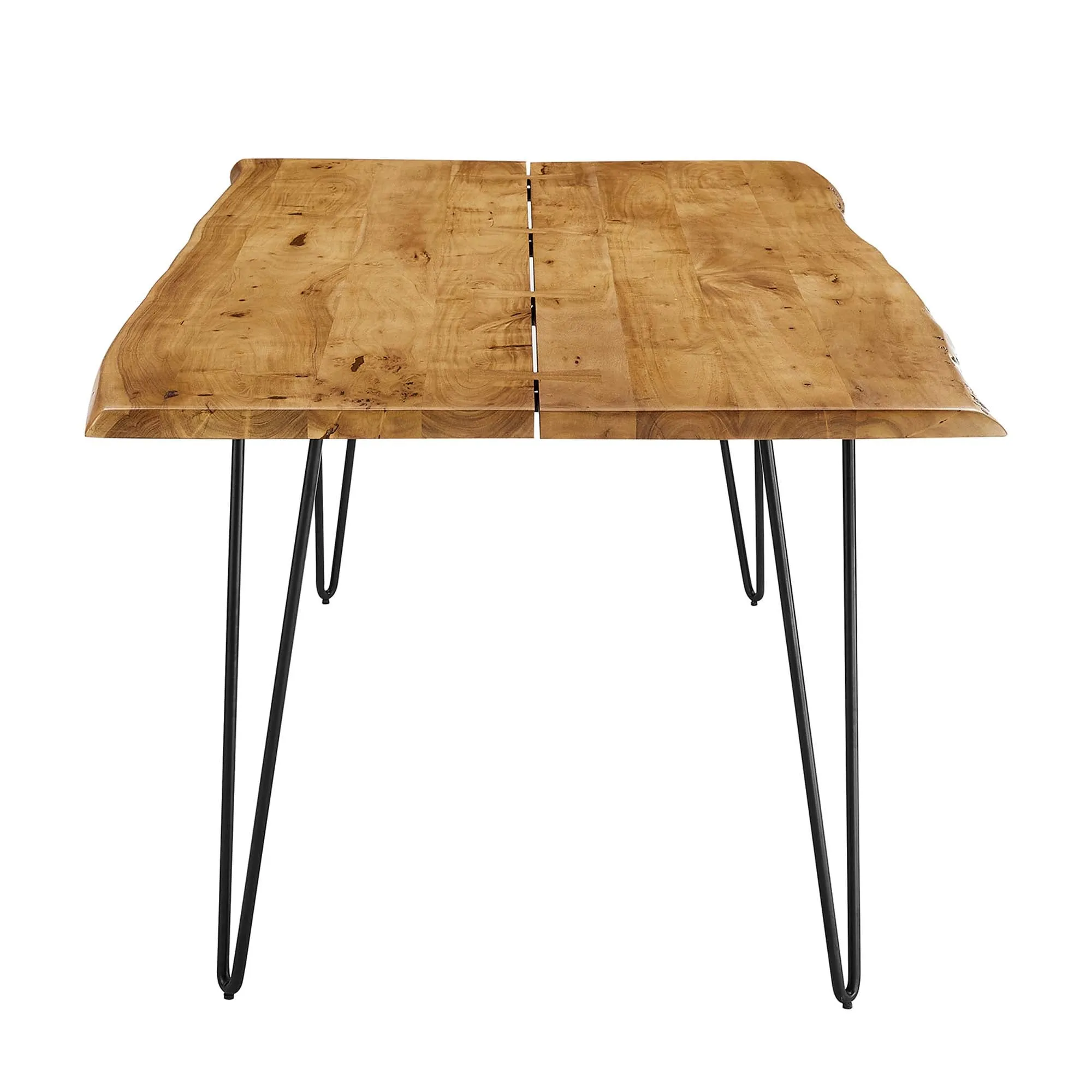 Ardor 74" Live Edge Acacia Wood Acacia Wood Dining Table by Modway