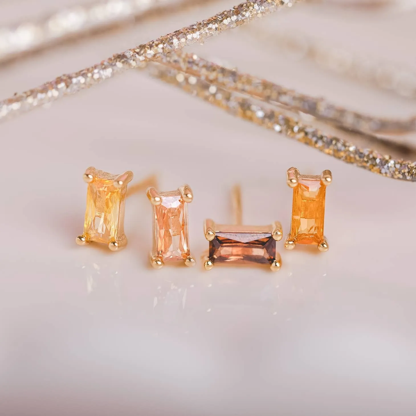 Birthstone Ombré Stud Set