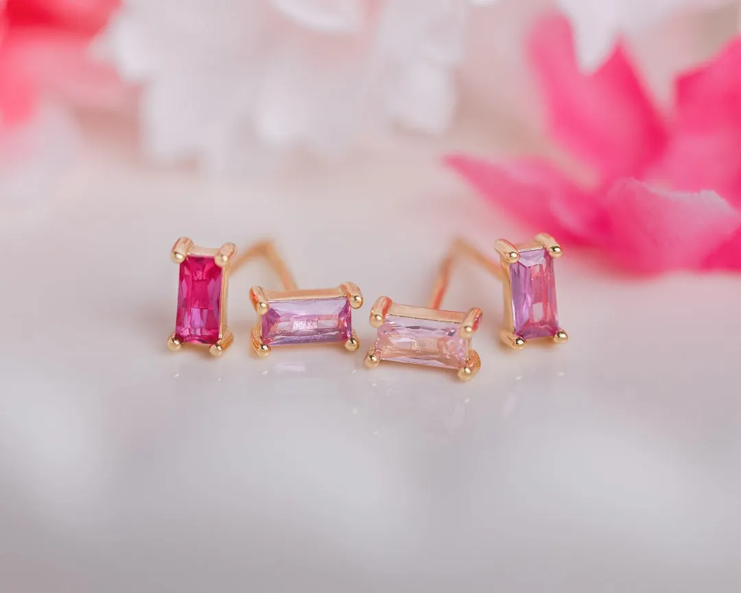 Birthstone Ombré Stud Set