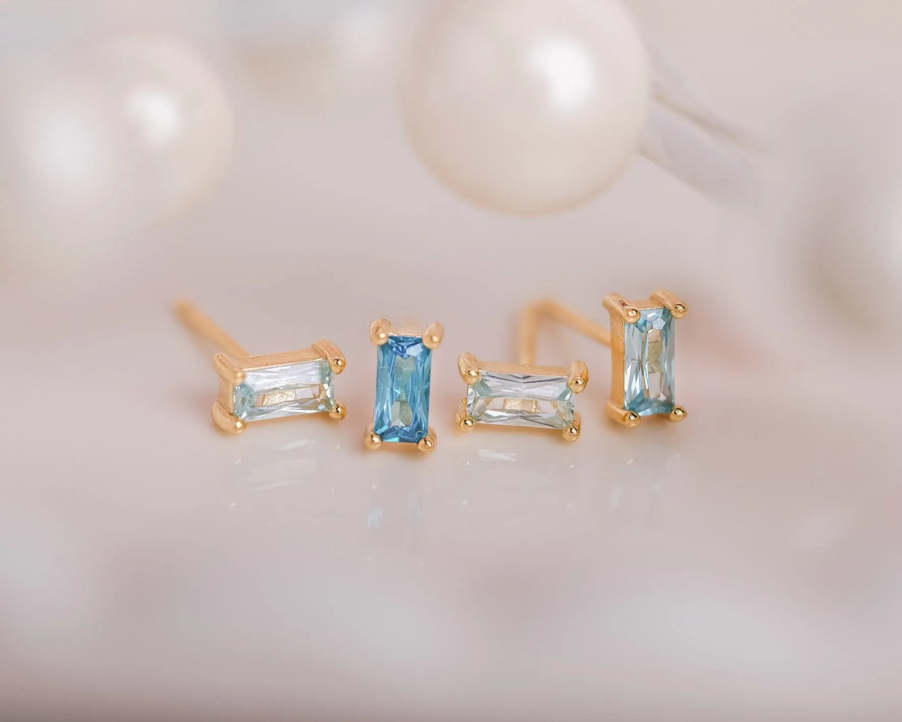 Birthstone Ombré Stud Set