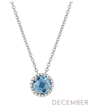 BN001BTP December Birthstone Pendant