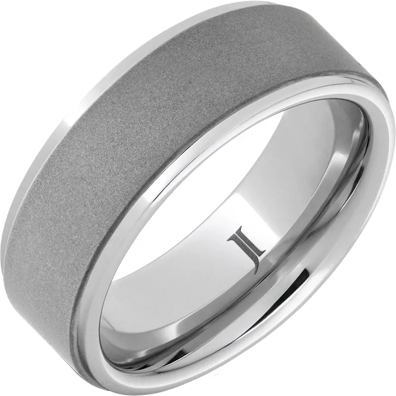 Buff – Serinium Sandblast Finish Ring