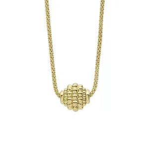 Caviar Gold 18K Gold Caviar Ball Pendant Necklace