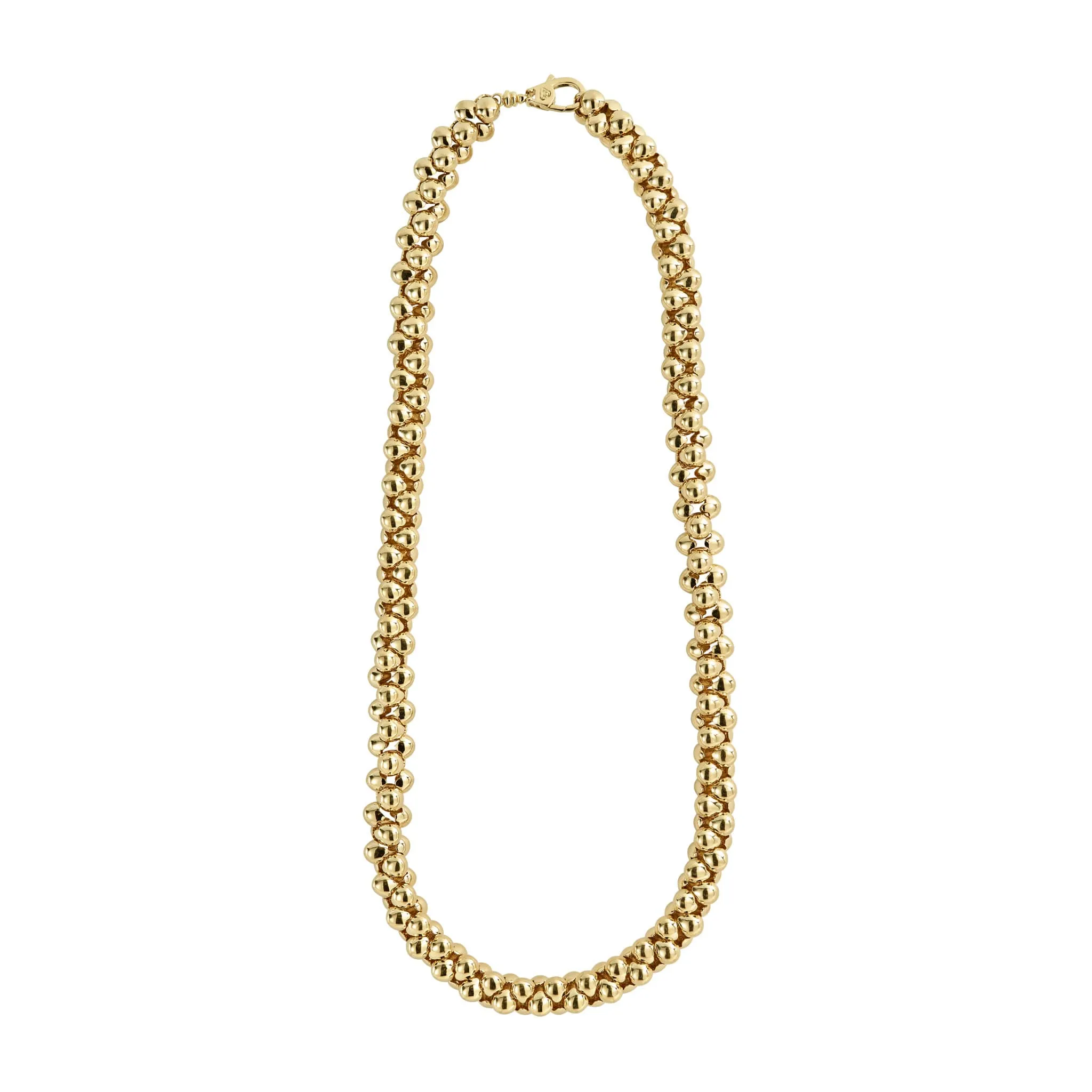 Caviar Gold 18K Gold Caviar Necklace | 11mm