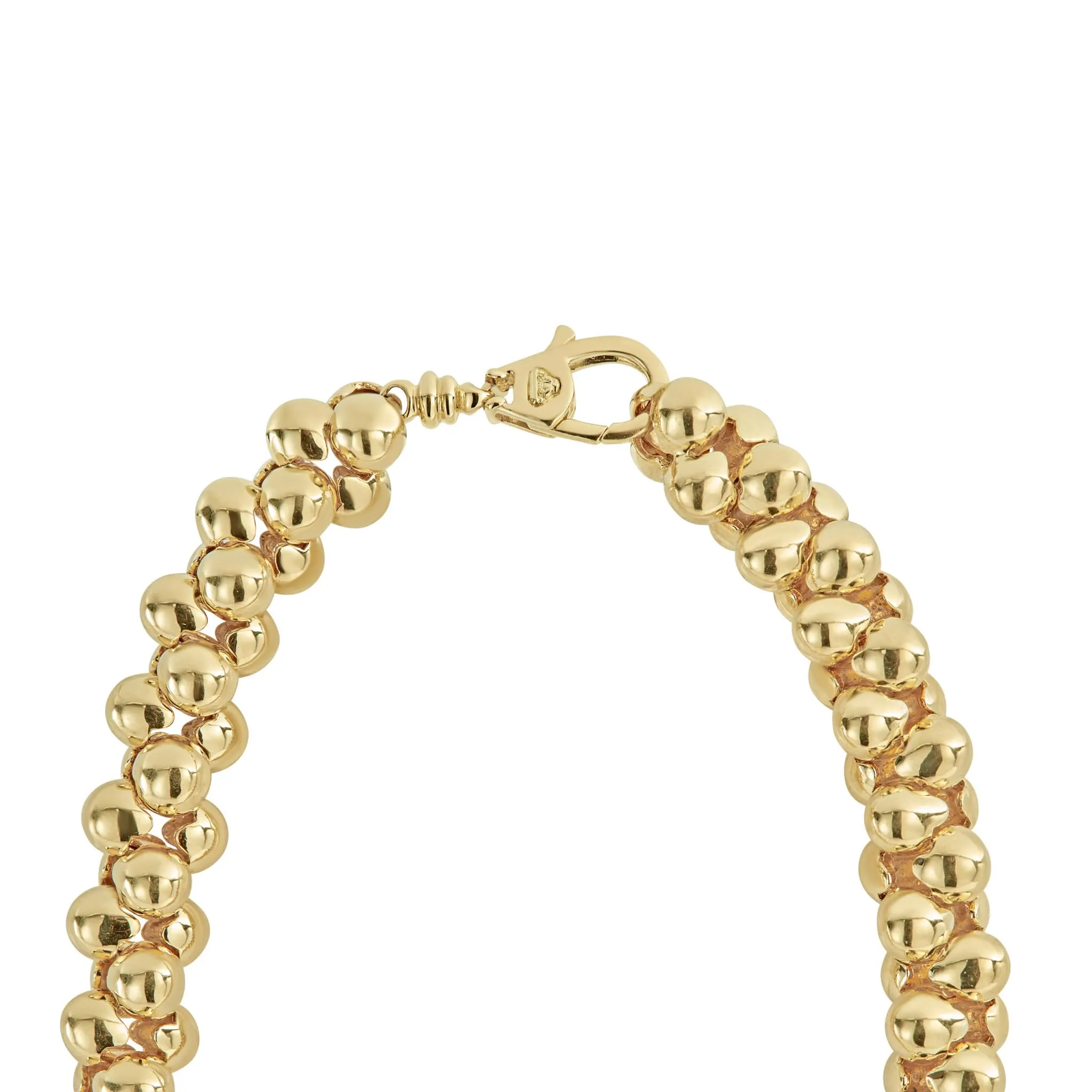 Caviar Gold 18K Gold Caviar Necklace | 11mm