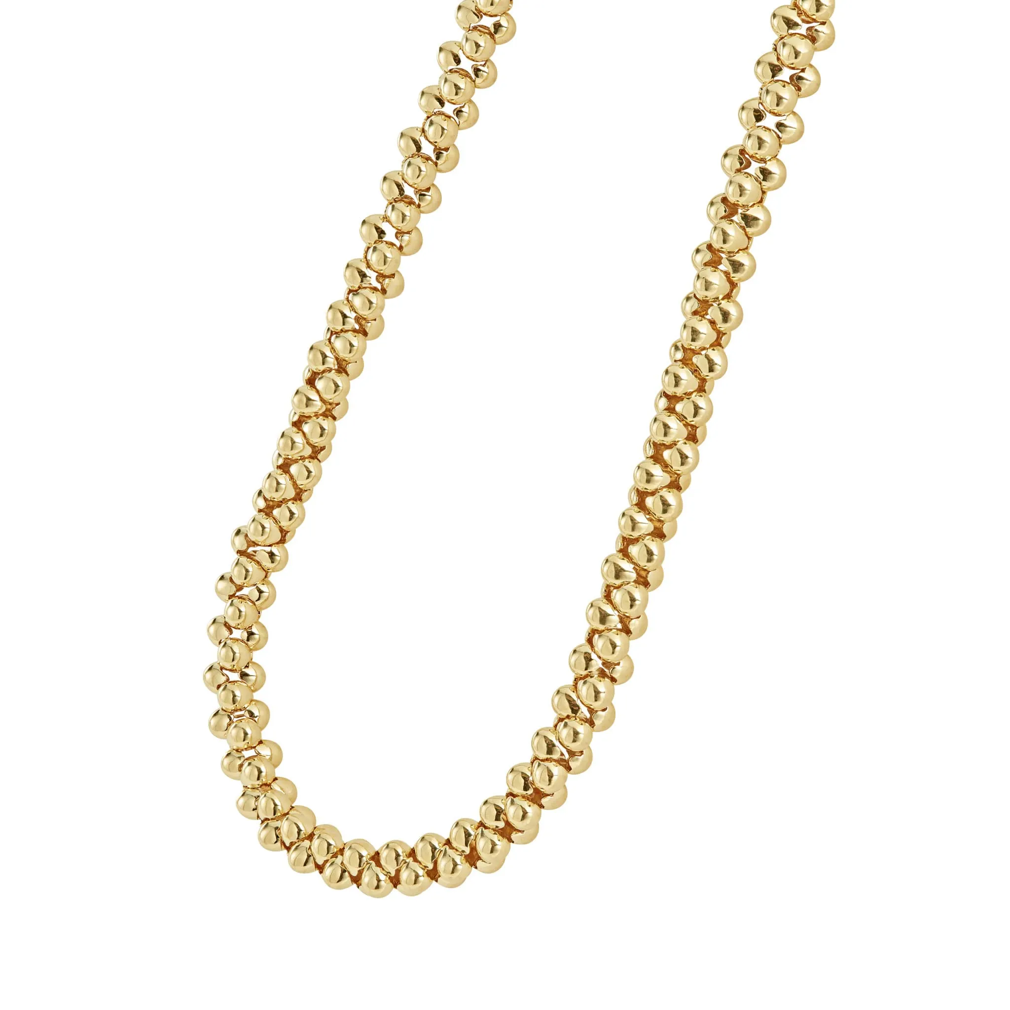 Caviar Gold 18K Gold Caviar Necklace | 11mm