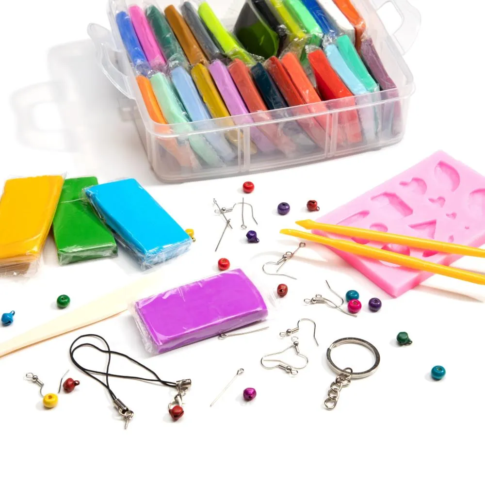 CousinDIY Polymer Clay Jewellery Making Kit - Multi