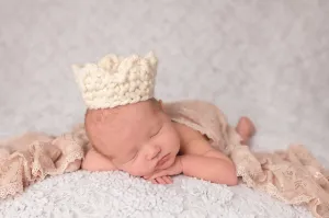 Crochet Newborn Baby Crown