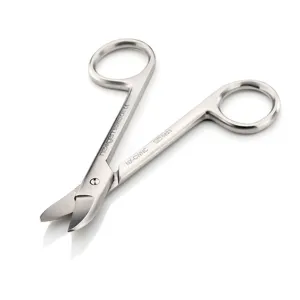 Crown Scissors, Curved, Stainless, 110mm