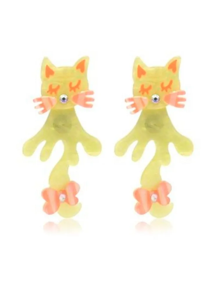 Cute kitten earrings & ear clip & hairpin【s0000003290】