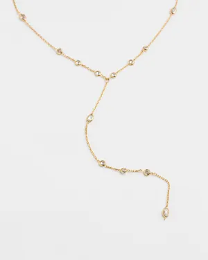 CZ Dainty Chain Set