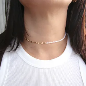 Dainty Mariner X Pearl Choker