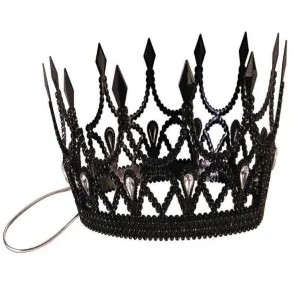 Dark Royalty Black Queen Crown