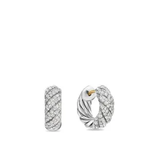 David Yurman 5.4mm Sculpted Cable Hoop Earrings