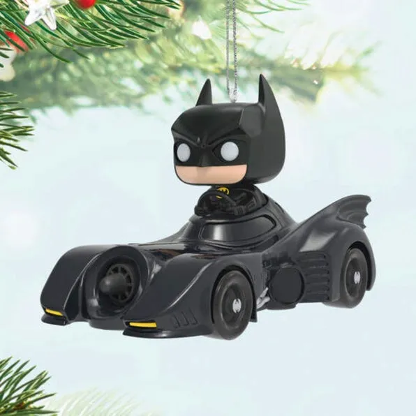 DC™ 1989 Batman™ in His Batmobile™ Funko POP!® Ornament