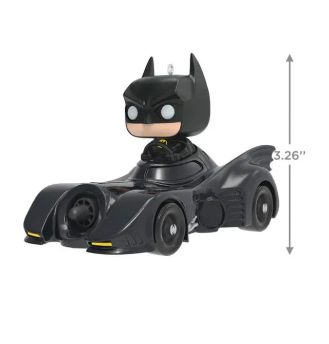 DC™ 1989 Batman™ in His Batmobile™ Funko POP!® Ornament