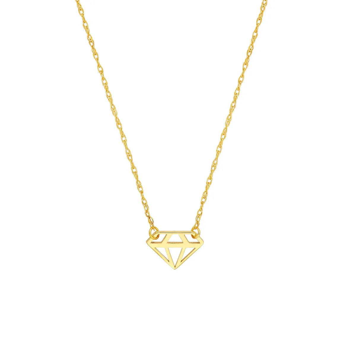 Diamond-Shaped Necklace 4690141