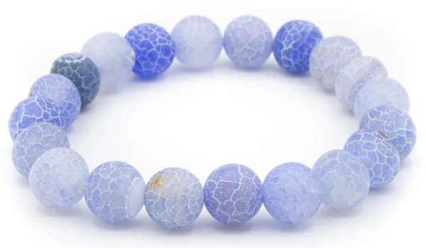 Dragon Vein Agate Natural Gemstone Bracelet