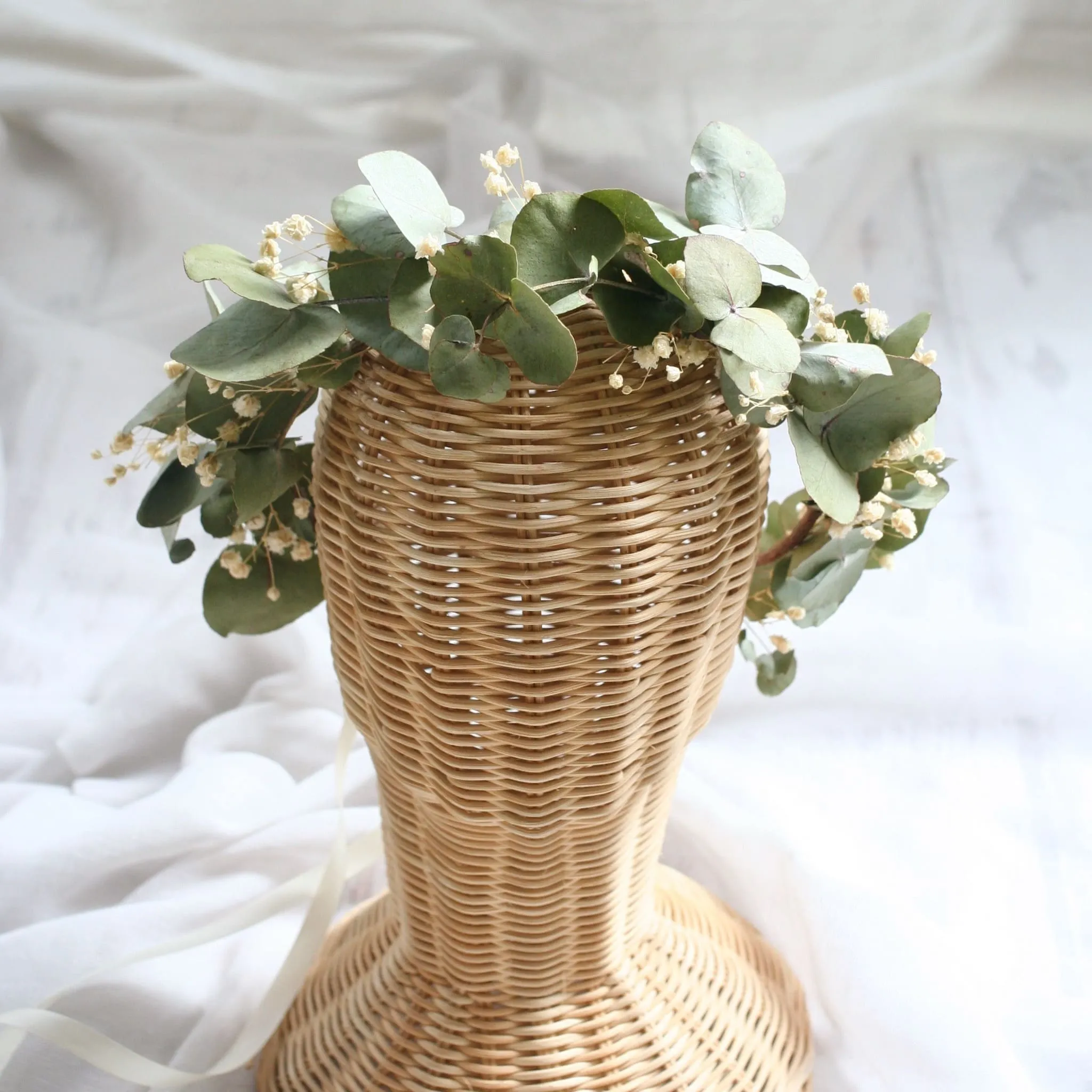 Dried Flower Crown EUCALYPTUS GREENERY