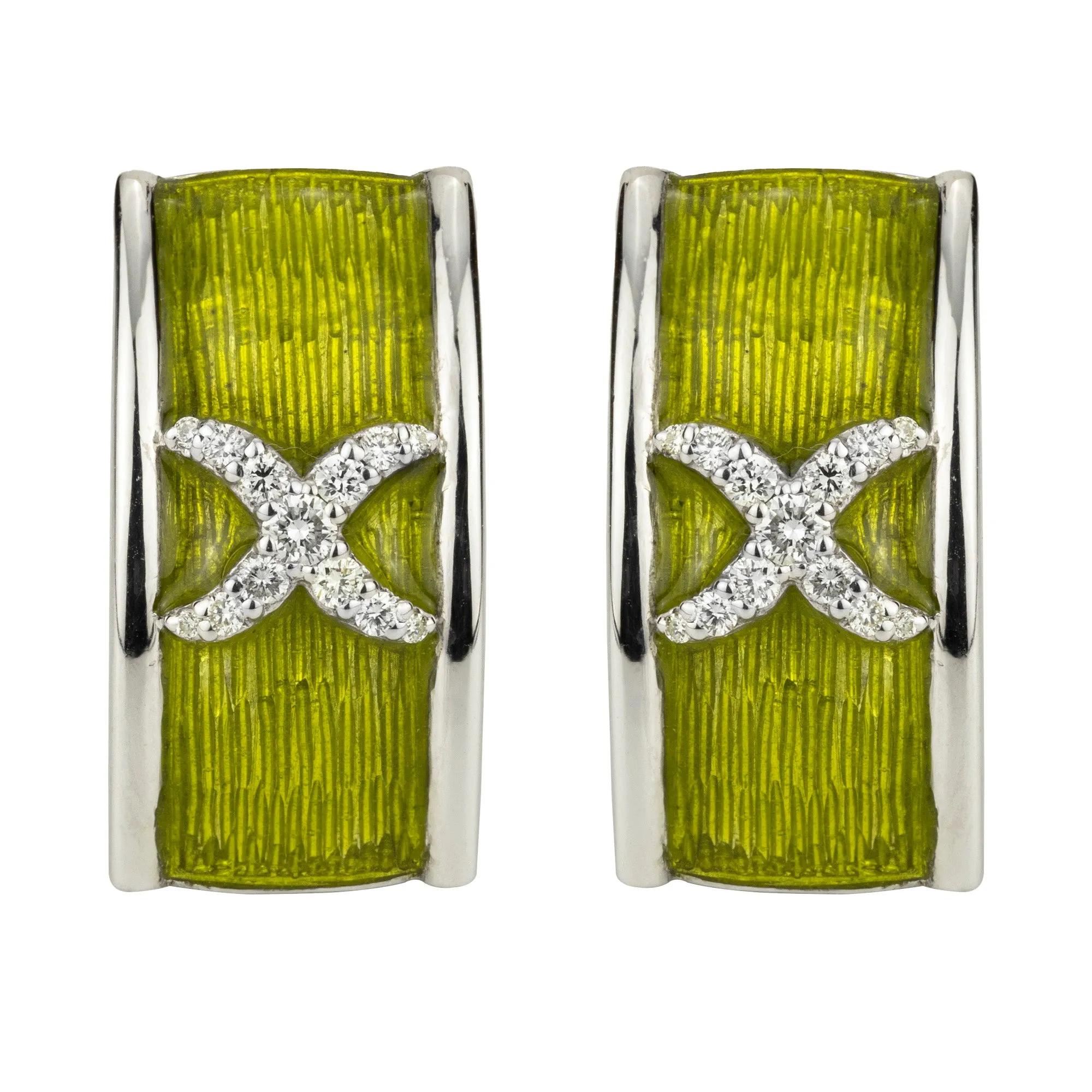 Earrings - Diamond (enamel)