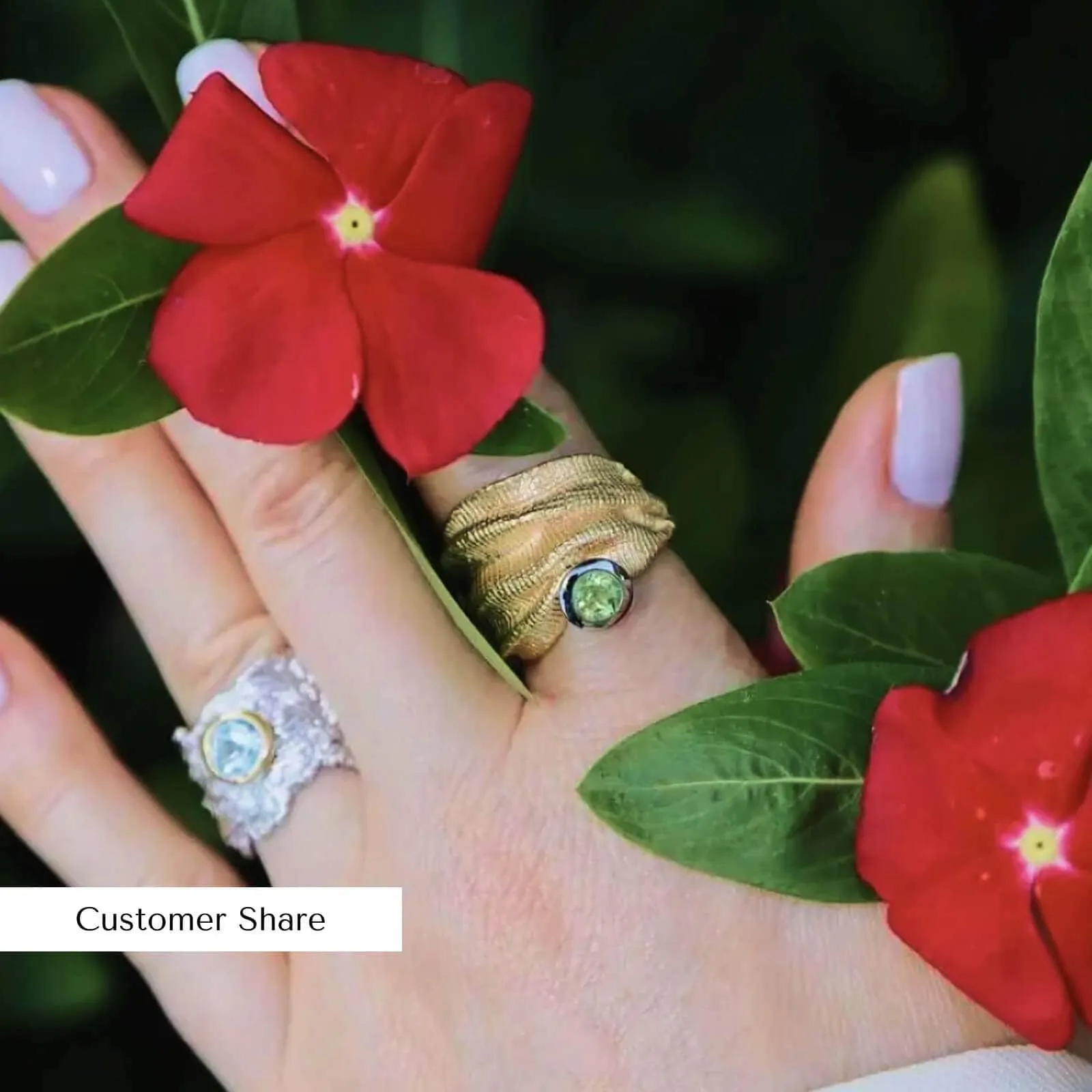 Edenia Peridot Ring