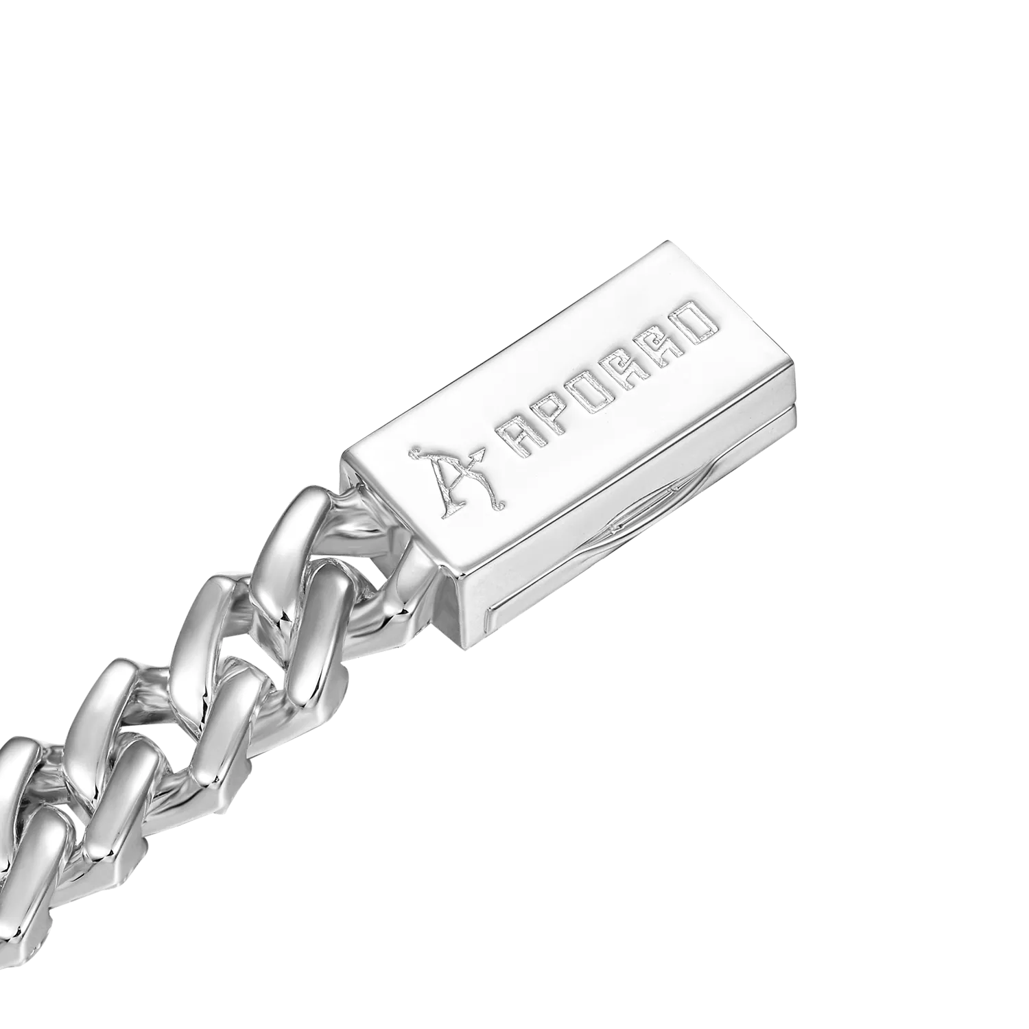 Emerald Cut Prong Cuban Link Bracelet