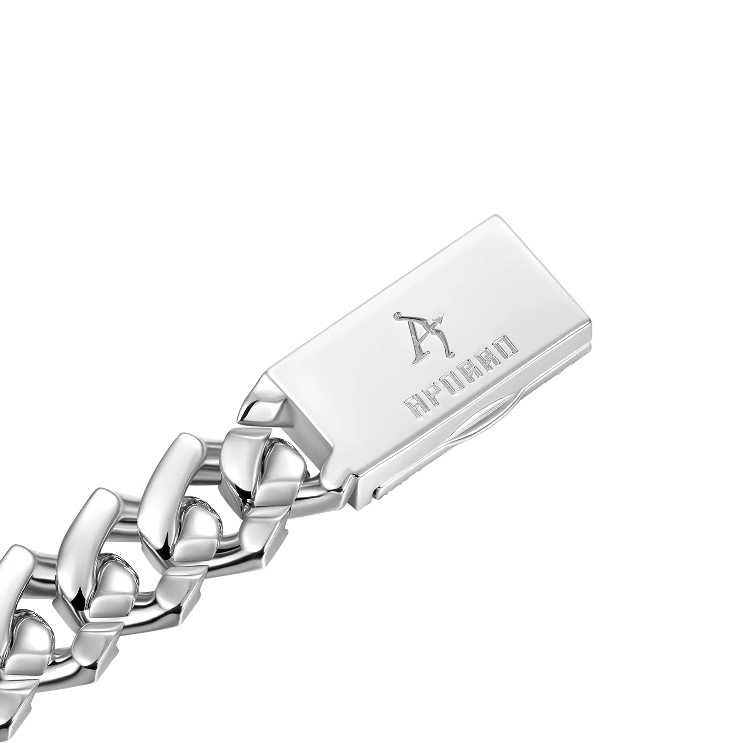 Emerald Cut Prong Cuban Link Bracelet