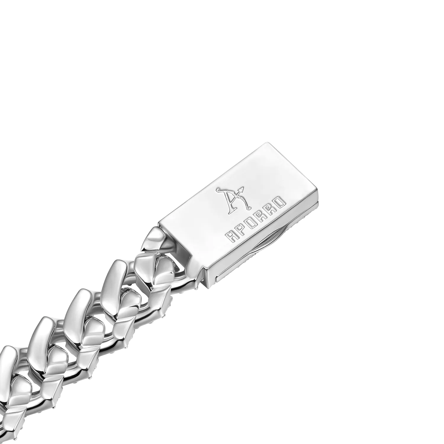 Emerald Cut Prong Cuban Link Bracelet