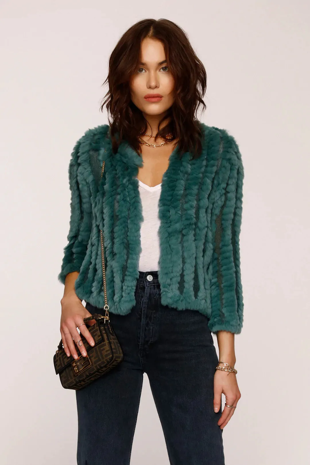 Emerald Rosa Fur Jacket