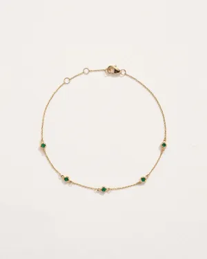 Emerald Station Bracelet