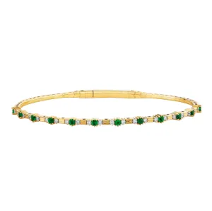 Emerald Station Flex Bangle